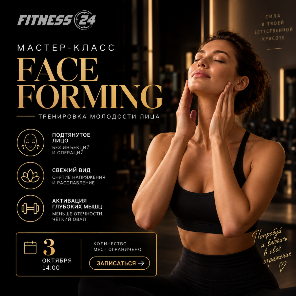 Приглашаем на мастер-класс FACE FORMING — это естественный лифтинг